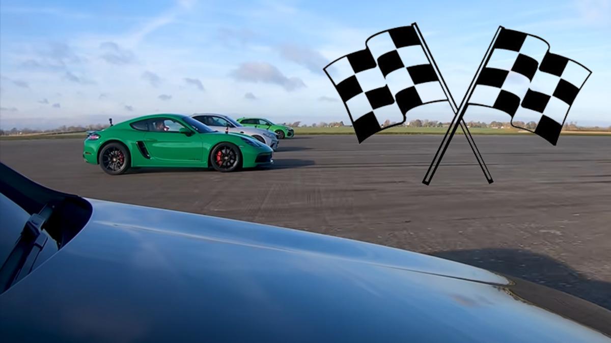 Beşli Savaş: Audi RS3, Mercedes AMG A45, BMW M2, Porsche Cayman GTS ve VW Golf Yarışa Tutuştu