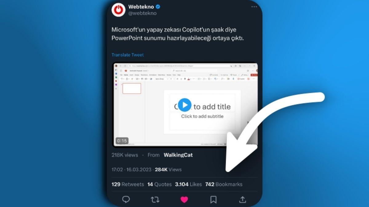Twitter, Tweetlerin Altında Bir İstatistiği Daha Göstermeye Başladı