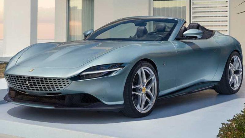 Araba Değil Sanat Eseri... Ferrari Roma Spider Tanıtıldı