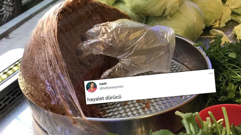 Çiğ Köftecide Çekilen ’Uçan Eldiven’ Fotoğrafına Twitter’dan Gelen Efsane Başlık Önerileri