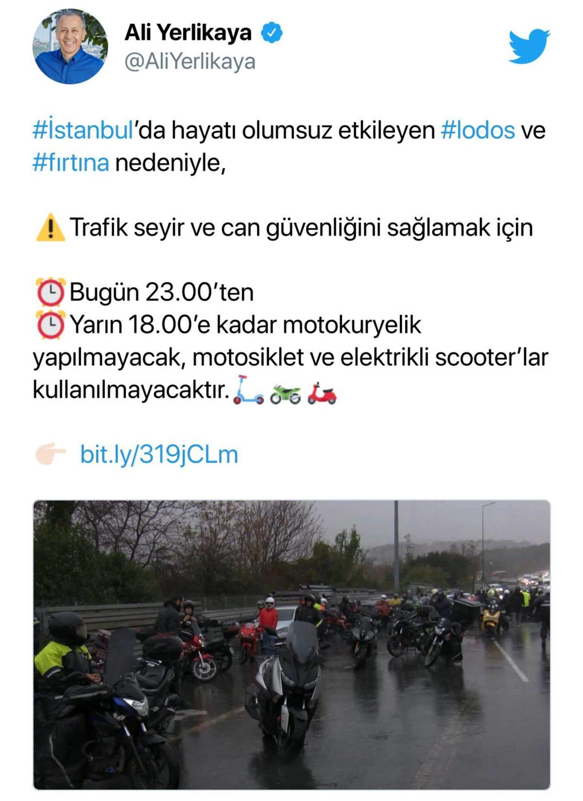 İstanbul’da Motor ve Scooter Kullanmak Geçici Olarak Yasaklandı: İşte Karar Öncesi Karışan Sosyal Medyadan Gelen Tepkiler