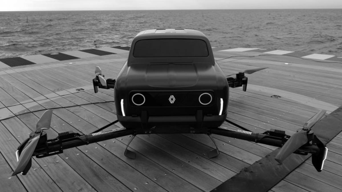 Renault, ’Gerçekten Uçan’ Otomobilini Tanıttı: Oyundan Çıkmış Gibi Duran Renault AIR4 İle Tanışın