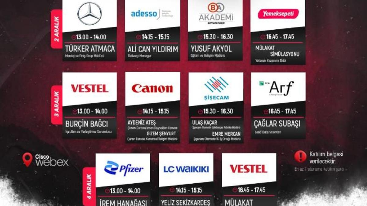 Hacettepe Otomotiv Topluluğu’nun Düzenlediği Career Zone’21, 2 Aralık’ta Başlıyor