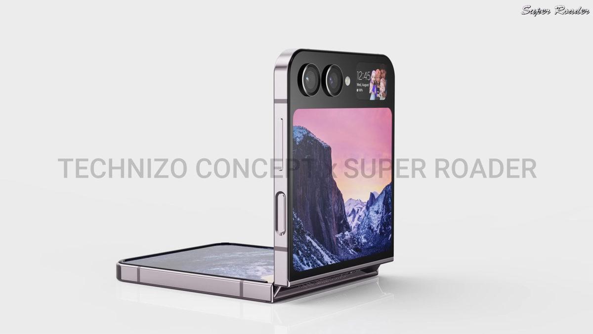 Samsung Galaxy Z Flip5 İçin Şimdiye Kadarki En Gerçekçi Konsept Paylaşıldı: Kapağa İki Ekran Birden Geliyor!