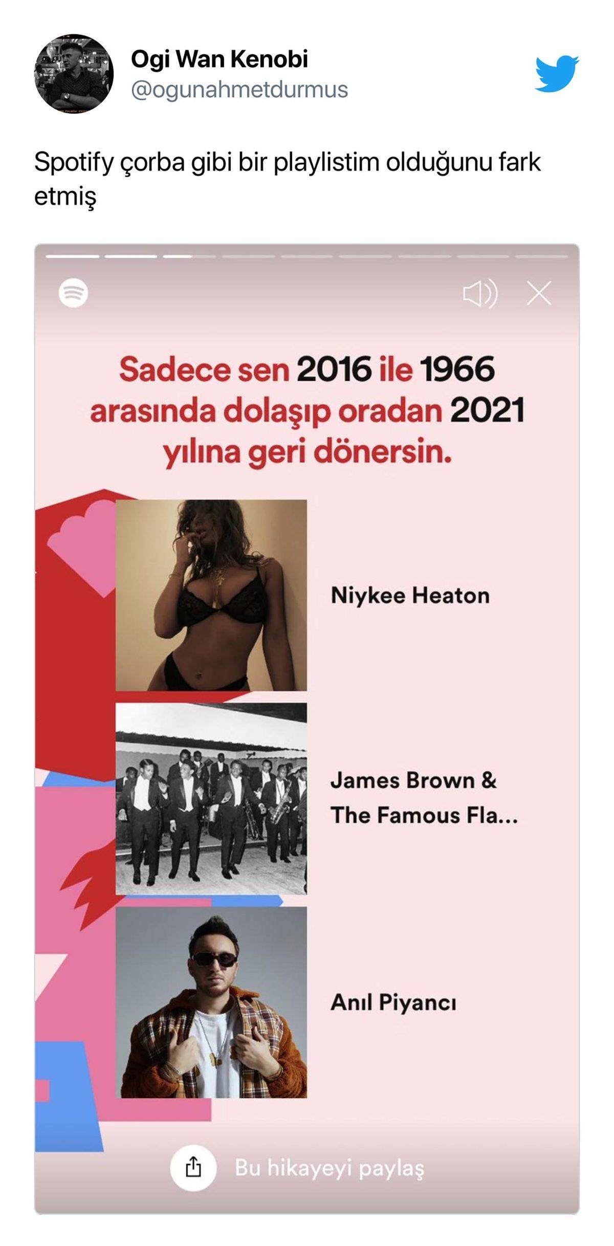 Spotify 2021 Boyunca En Çok Hangi Şarkıları ’Dinlediğinizi’ Açıkladı: İşte Gelen En Eğlenceli Paylaşımlar