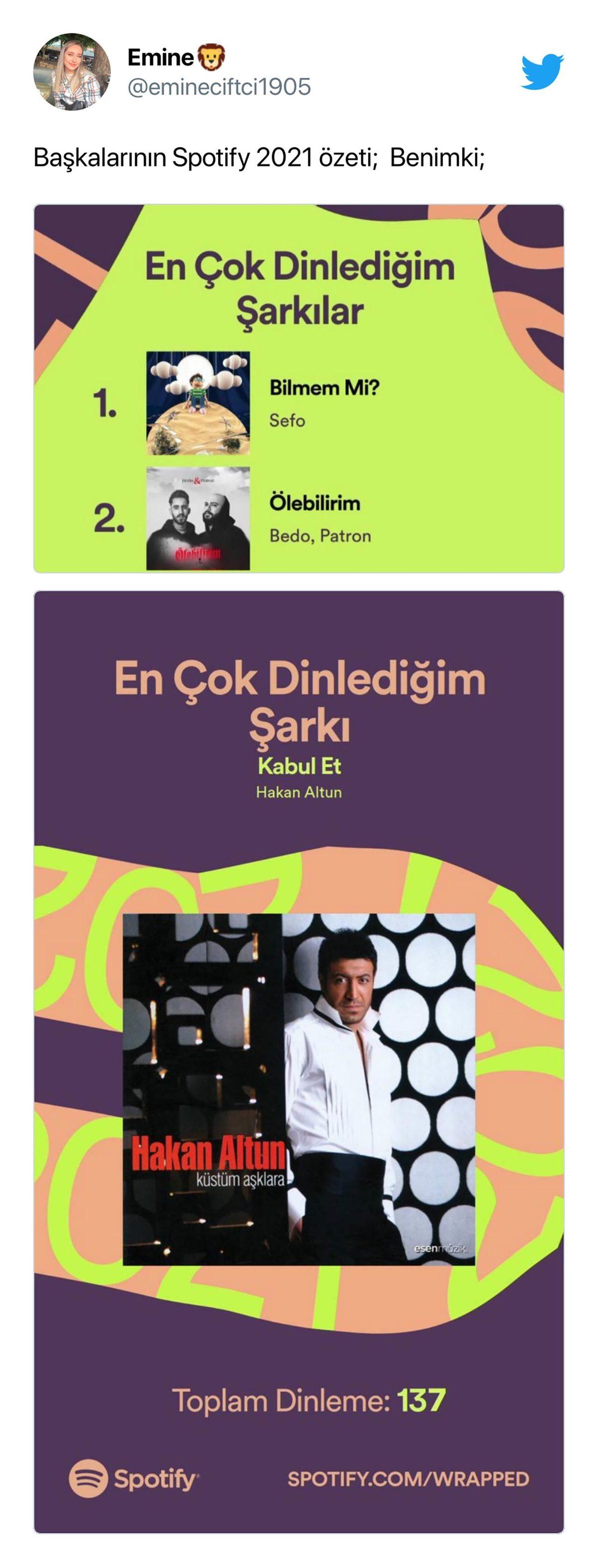 Spotify 2021 Boyunca En Çok Hangi Şarkıları ’Dinlediğinizi’ Açıkladı: İşte Gelen En Eğlenceli Paylaşımlar
