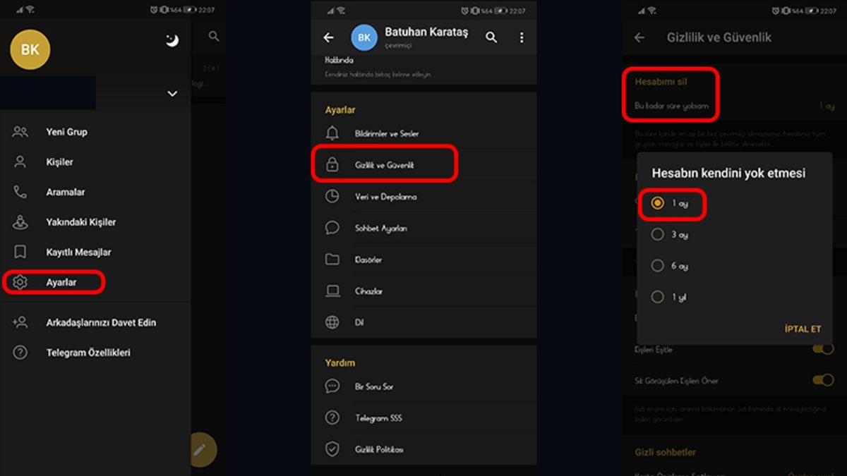 Telegram Hesabı Tamamen Nasıl Silinir?