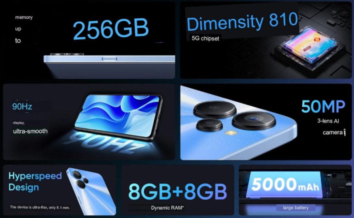 realme, Yeni Orta Segment Telefonu 10T’yi Uygun Fiyatıyla Tanıttı: İşte Özellikleri