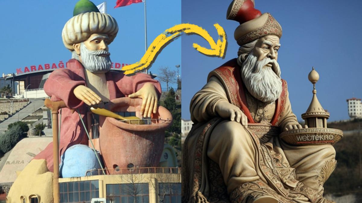 Türkiye’deki Göz Kanatan Şehir Heykellerini Yapay Zekâ ile Yeniledik: Sanat Desen Var...