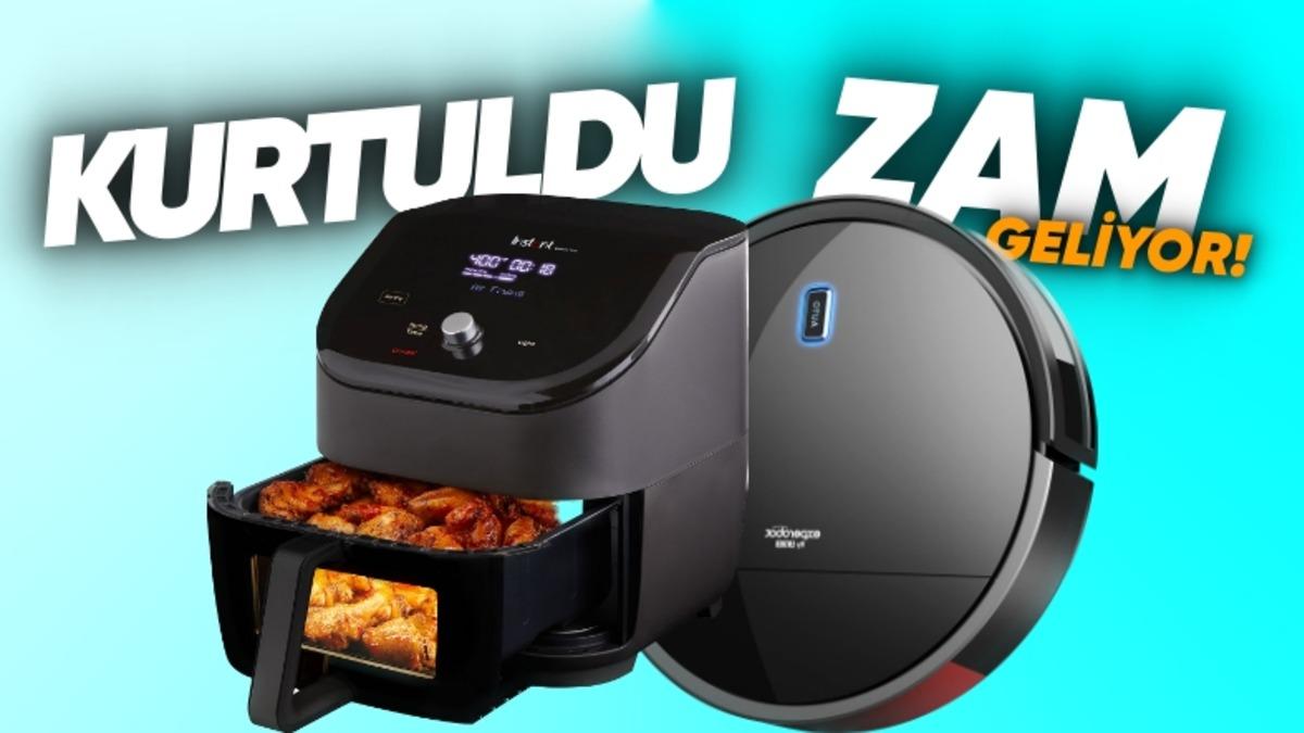 Airfryer’lar Zamdan Kurtuldu: Robot Süpürgelere Zam Geliyor!
