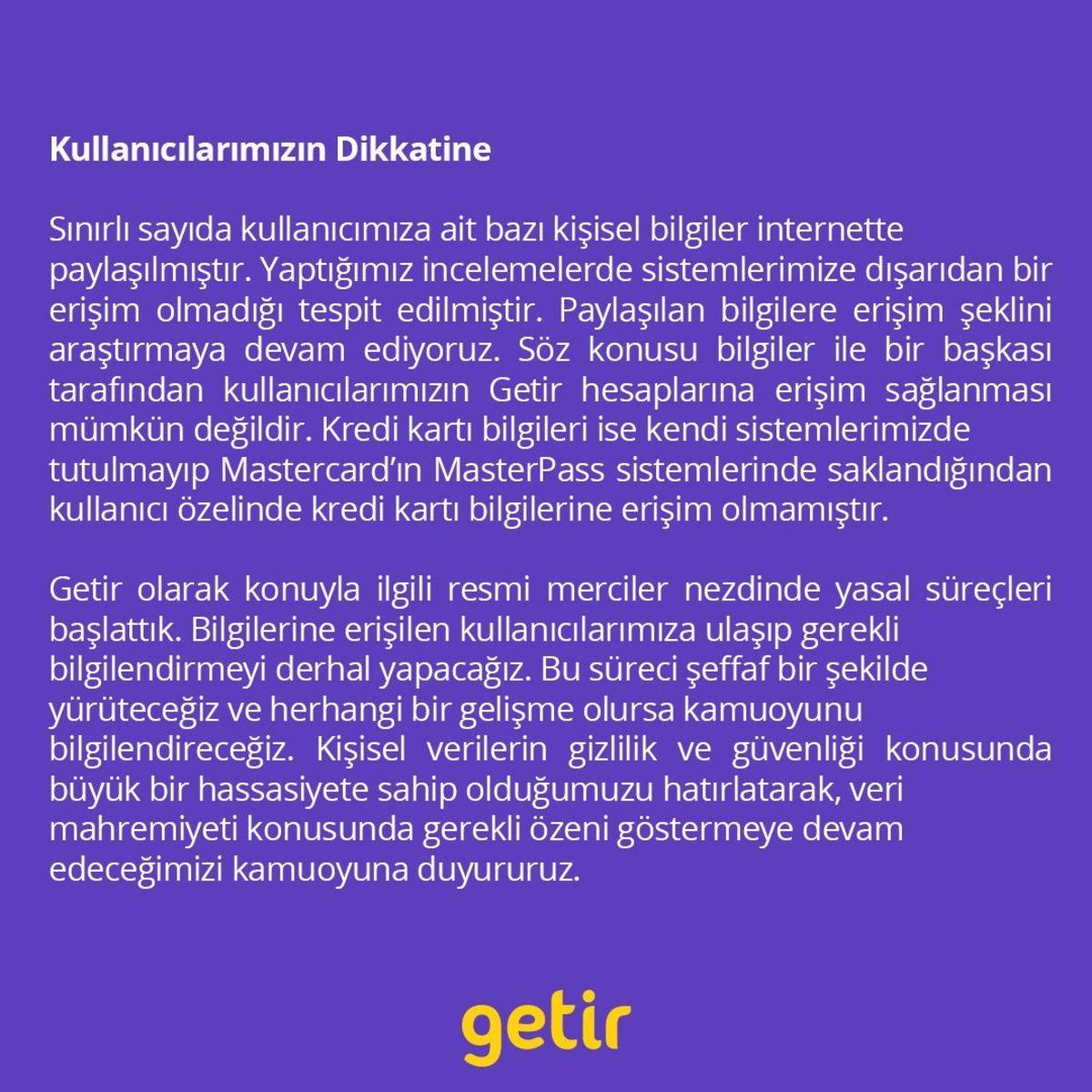Getir, Hacklenme Olayının Perde Arkasını Anlattı: Kaç Kişinin Verilerinin Ele Geçirildiği de Açıklandı!