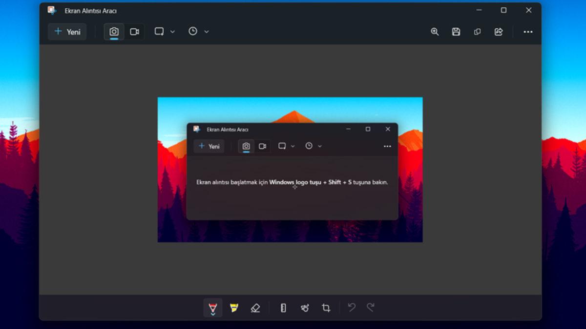 Windows 11’in Gizlilik Sorunuyla Gündem Olan Ekran Alıntısı Aracı’na Güncelleme Geldi