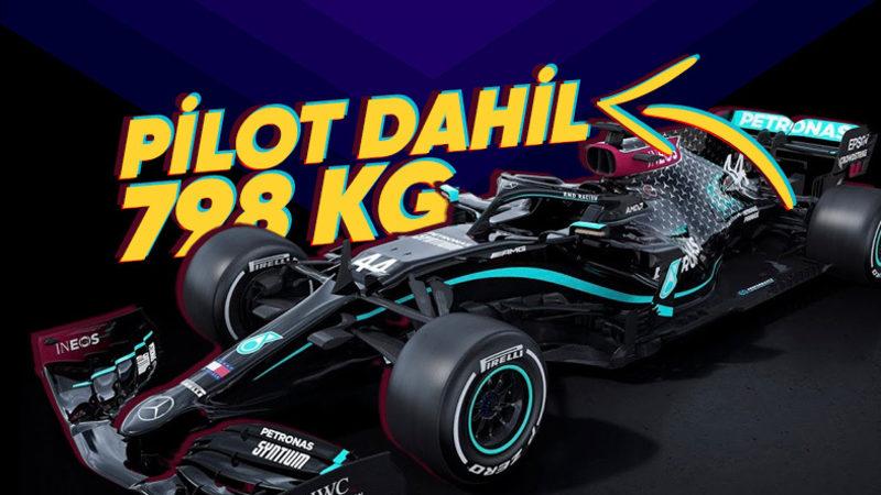 Amacı En Hızlı Şekilde Gitmek Olan Formula 1 Araçlarında Neden Minimum Ağırlık Sınırı Var?