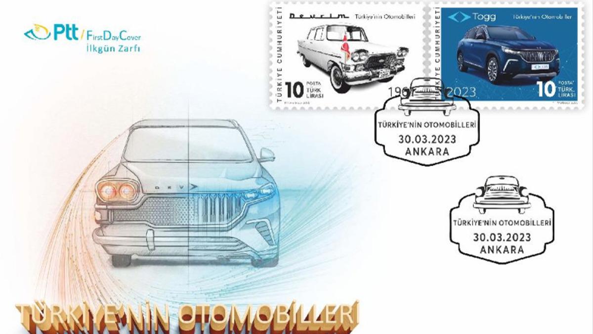 Togg T10X ve Devrim Otomobiline Özel Olarak Üretilen Resmi Posta Pulları Tanıtıldı!