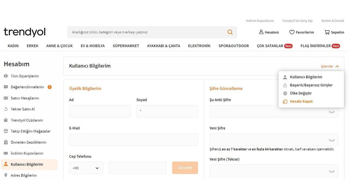 Trendyol Hesap Silme Nasıl Yapılır? Adım Adım Anlattık