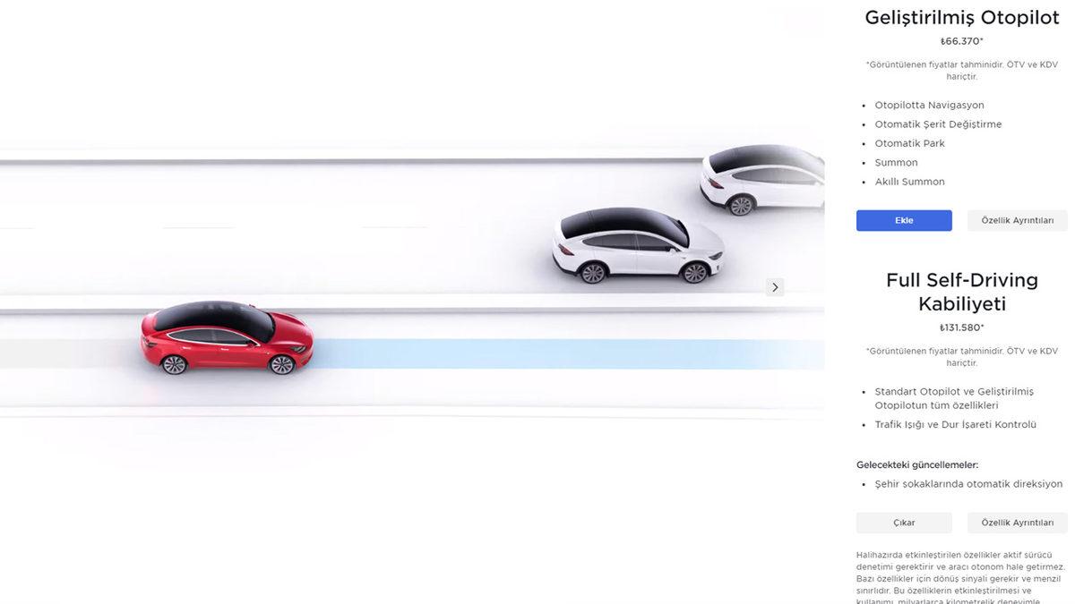 Tesla’nın Otonom Sürüş Sisteminin Türkiye Fiyatı Açıklandı (O Paraya Şoför Tutarız)