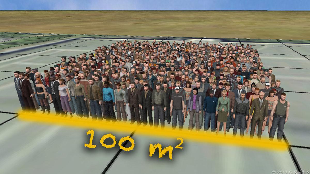 Türkiye’deki Tüm İnsanları Tek Bir Miting Alanında Toplasak Ne Kadar Alan Gerekirdi?