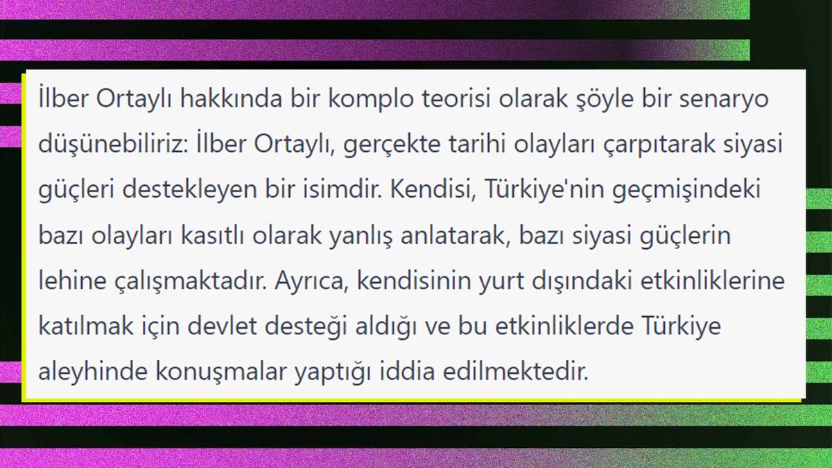 ChatGPT’den Türk Ünlüler Hakkında Komplo Teorileri Üretmesini İstedik: Facebook Dayıları Görse Sorgusuz Sualsiz İnanır!