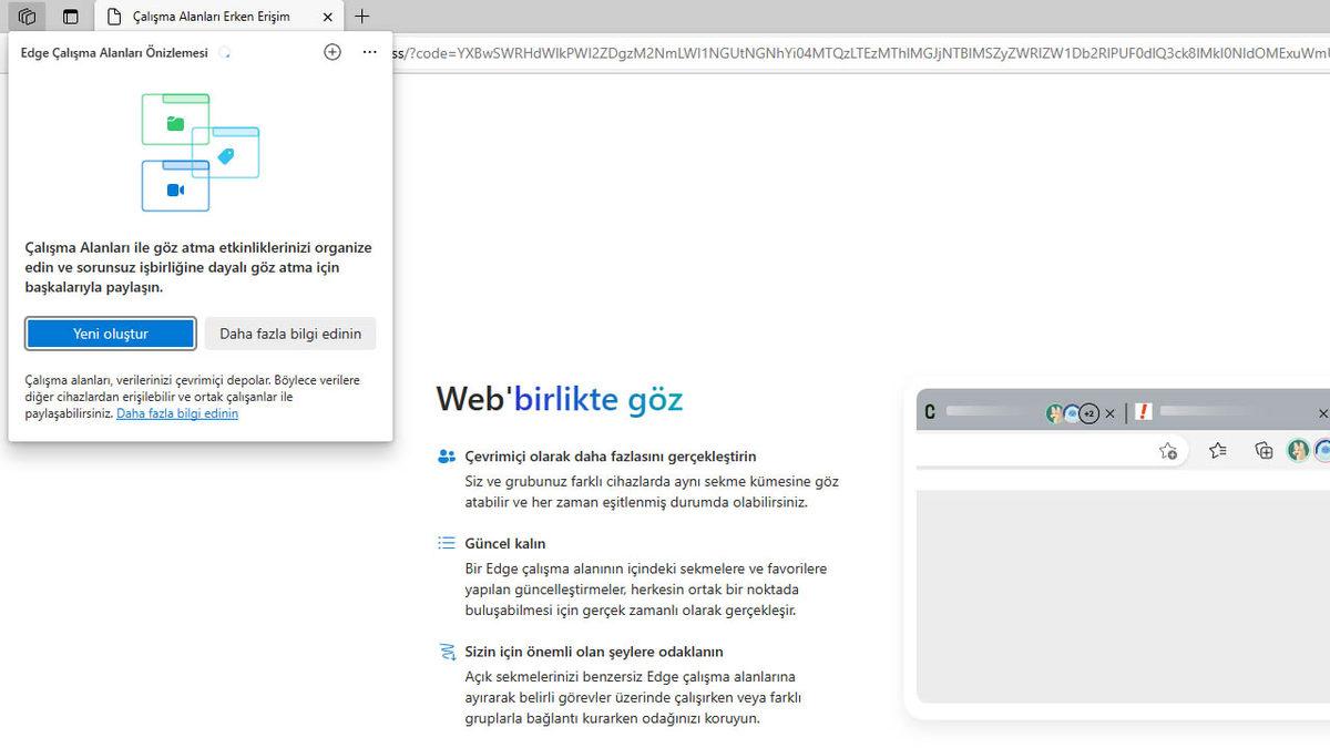 Microsoft, Tüm Edge Tarayıcısını Ortak Çalışma Alanına Dönüştüren Özelliğini Duyurdu: Workspaces