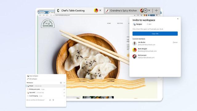 Microsoft, Tüm Edge Tarayıcısını Ortak Çalışma Alanına Dönüştüren Özelliğini Duyurdu: Workspaces