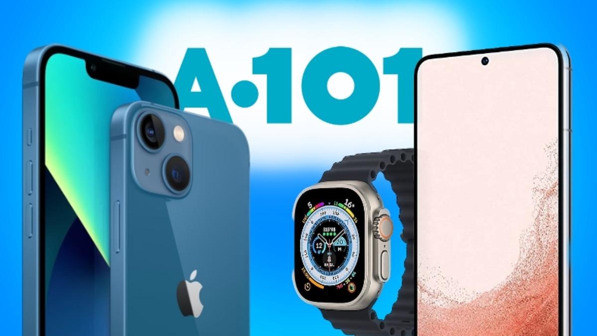 A101 Bugün iPhone 13, Samsung Galaxy S22 ve Apple Watch Ultra Satacak