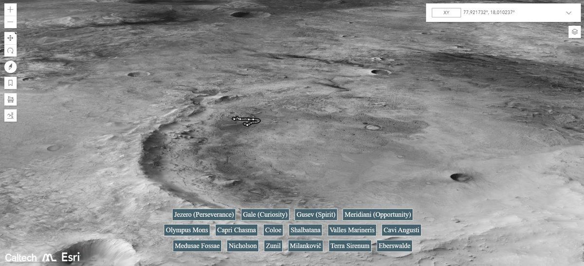 İsteyen Herkes Artık Mars’ı Keşfedebilecek: NASA, Google Maps’te Gezer Gibi Mars’ta Gezmenizi Sağlayan Aracını Tanıttı
