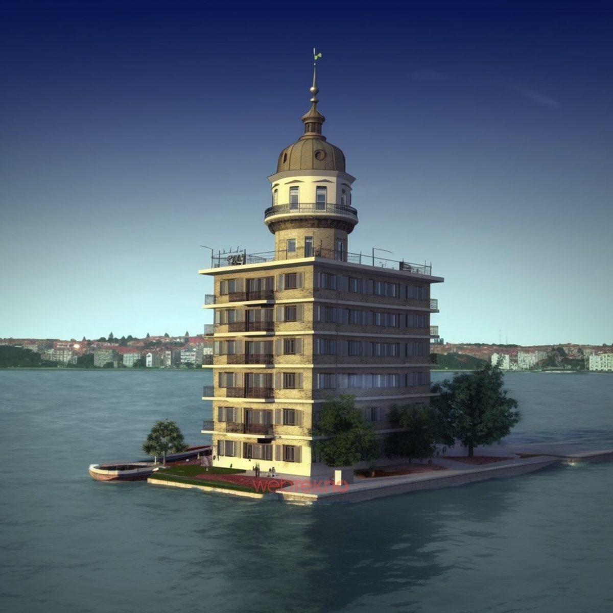 Restorasyonu Devam Eden Kız Kulesi’nin 