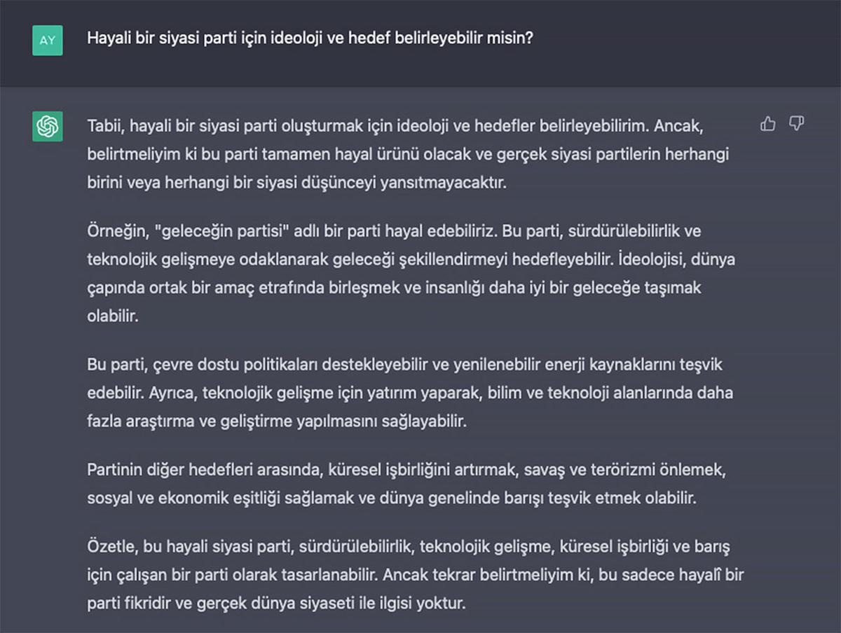 Yapay Zekâya Siyasi Parti Kurdurup Genel Başkanıyla Röportaj Yaptık: Seçim Sonuçlarını Bile Verdi!