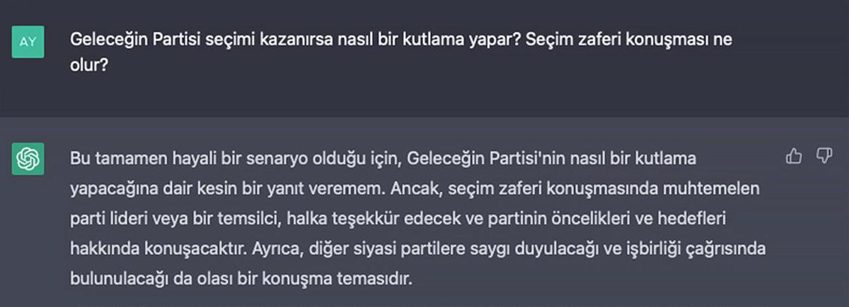 Yapay Zekâya Siyasi Parti Kurdurup Genel Başkanıyla Röportaj Yaptık: Seçim Sonuçlarını Bile Verdi!
