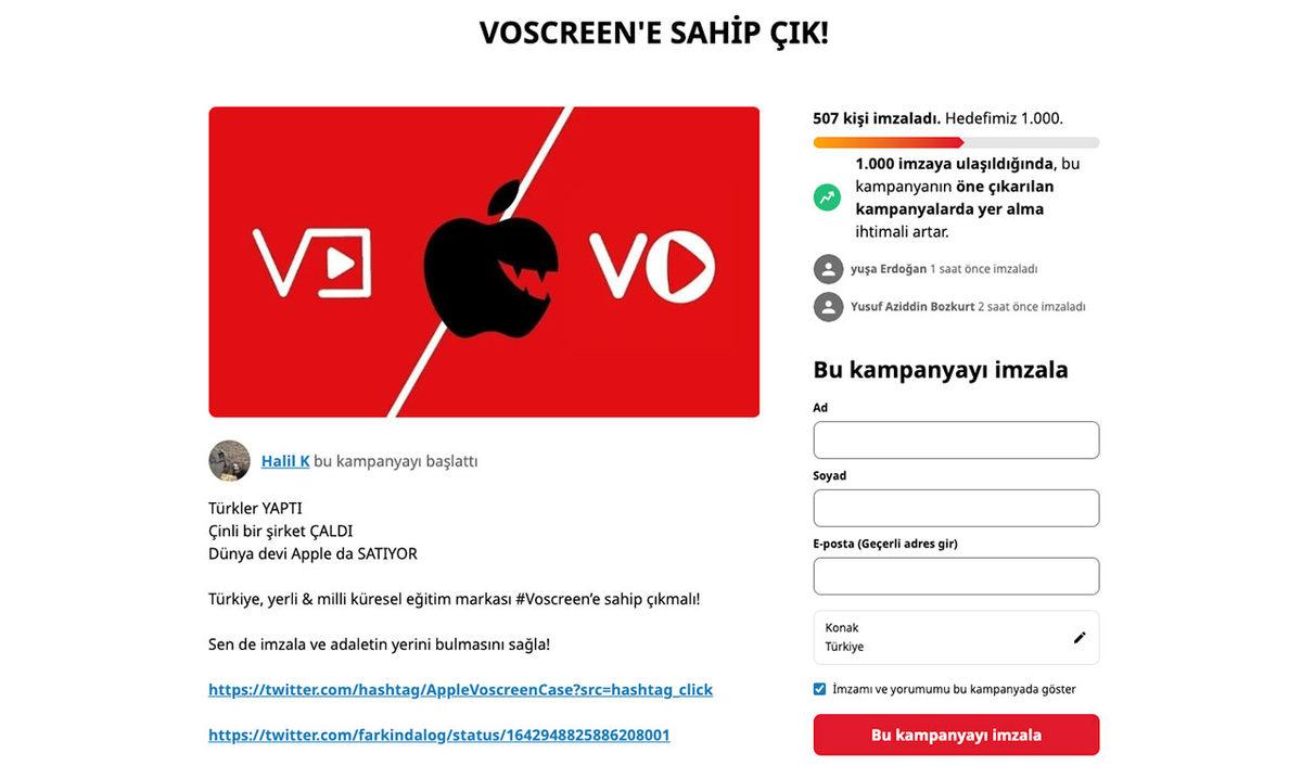 Apple, Türk Uygulaması Voscreen’in Çinli Çakmasını Mağazadan Kaldırdı: Sıra Tazminat Almaya Geldi!
