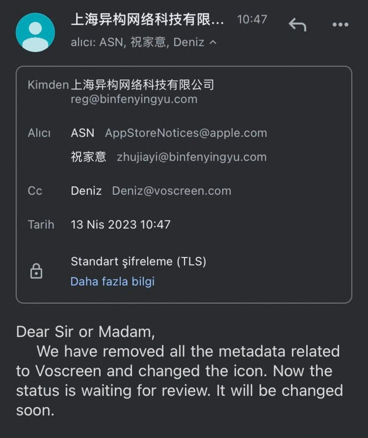 Apple, Türk Uygulaması Voscreen’in Çinli Çakmasını Mağazadan Kaldırdı: Sıra Tazminat Almaya Geldi!