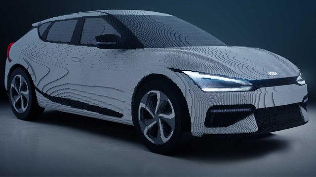 Yılın Otomobili Seçilen Kia EV6’nın 350 Bin Parçalık Tam Boy Lego Versiyonu Yapıldı [Video]