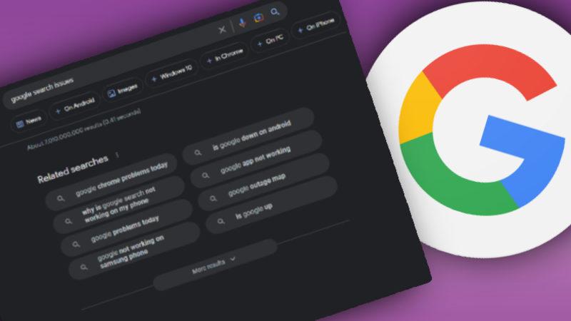 Google Arama Kısa Süreliğine Kafayı Yedi: Arama Sonuçlarında Bağlantılar Gözükmedi!