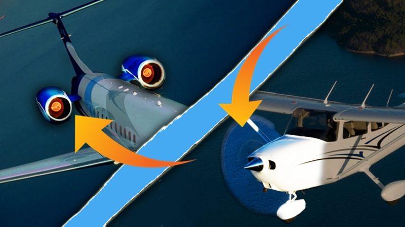 Büyük Uçaklarda Motorlar Kanatlarda veya Kuyruktayken Küçük Uçaklarda Neden Öndedir?