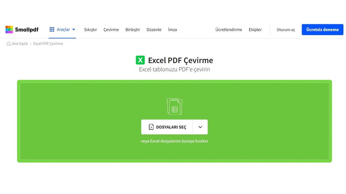 Tek Bir Program İndirmeden Ücretsiz XLS - PDF Çevirme Nasıl Yapılır?