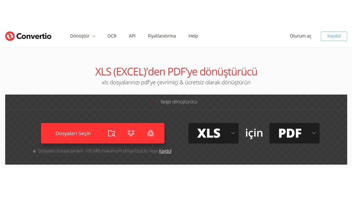 Tek Bir Program İndirmeden Ücretsiz XLS - PDF Çevirme Nasıl Yapılır?