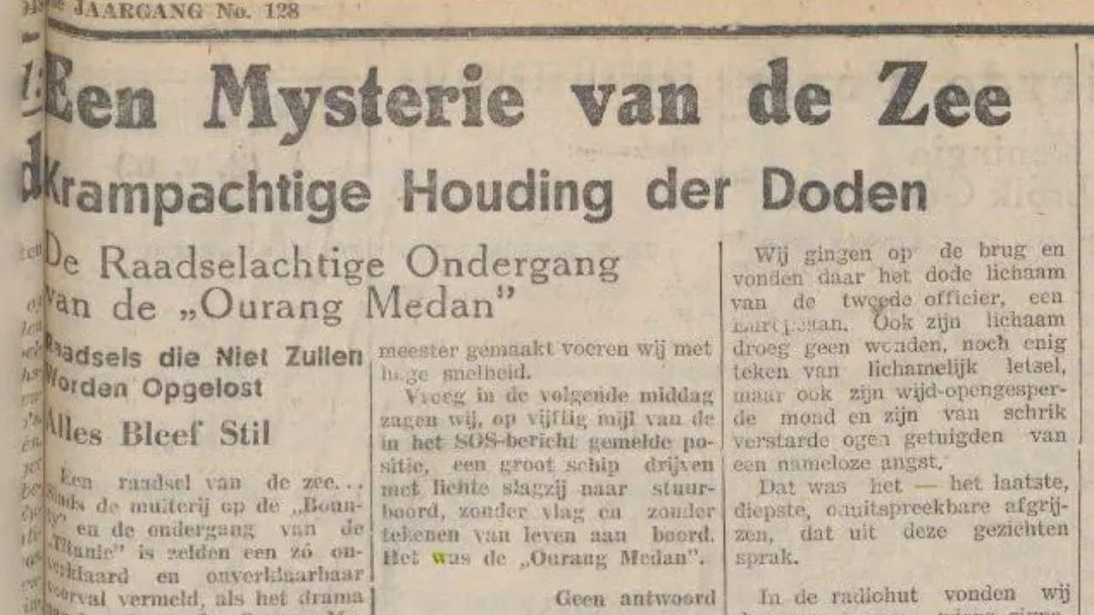 Mürettebatının Dehşet Dolu İfadelerle Ölü Bulunduğu İddia Edilen Gizemli Gemi: Ourang Medan