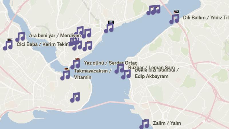 90’larda Popüler Müzik Kliplerinin Çekildiği Mekânlar Harita Üzerinde Derleniyor (Duygu Seli İçerir)