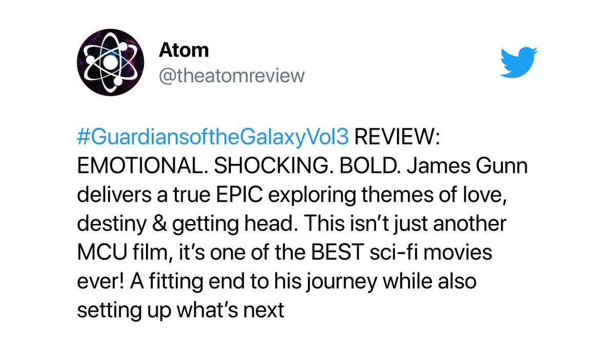 Guardians of the Galaxy Vol. 3’ü İzleyenlerin Sosyal Medyadan Paylaştığı İlk Tepkiler