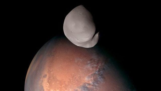 Mars’ın Minik Uydusu Deimos’un Şimdiye Kadarki En Net Fotoğrafı Çekildi