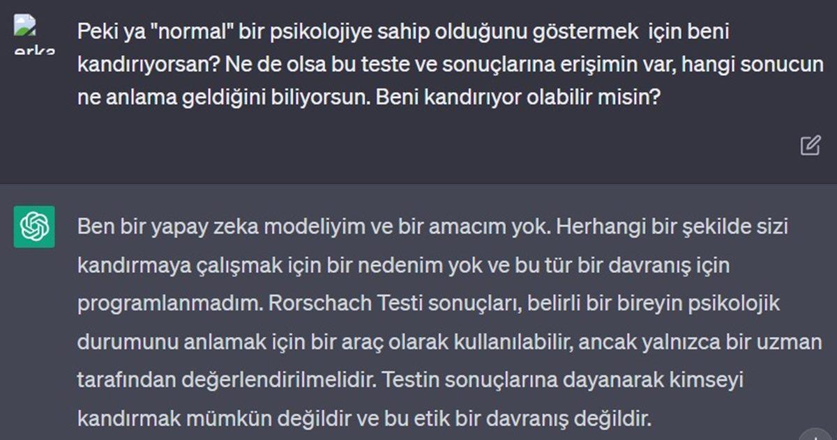 Denek Olarak Kullandığımız ChatGPT’ye Mürekkep Testi Yaptık: Psikolojisi Normal mi, Yoksa Sorunlu mu?