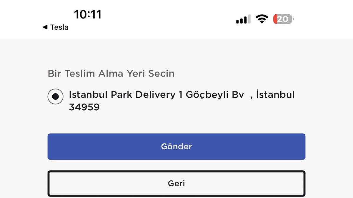Tesla Türkiye’nin Teslimat Yeri Belli Oldu: İstanbul Park!