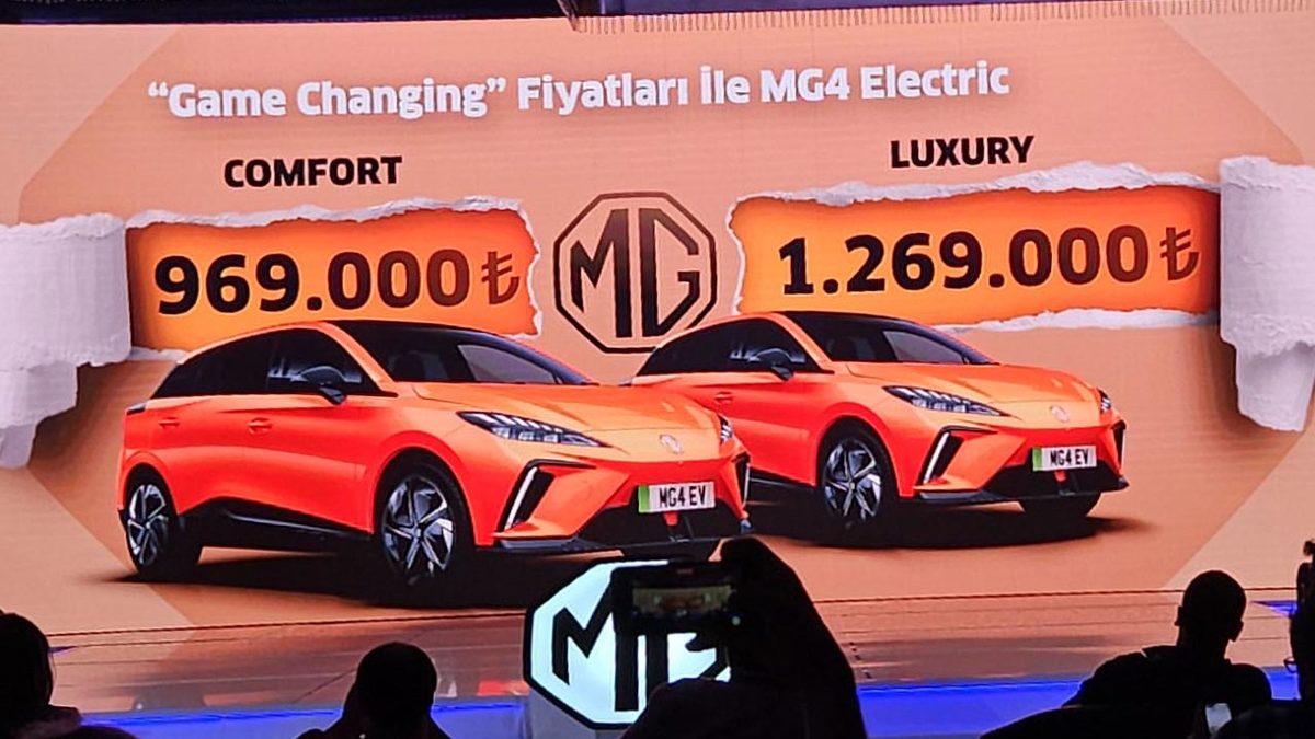 Tesla’dan da Togg’dan da Uygun Fiyatlı Elektrikli Otomobil MG4’ün Türkiye Fiyatı Açıklandı