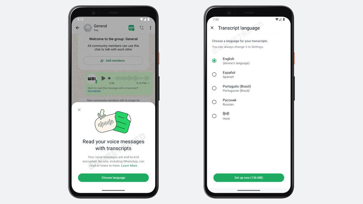 WhatsApp, Sesli Mesajları Metne Dönüştürüp Altyazı Olarak Gösterecek