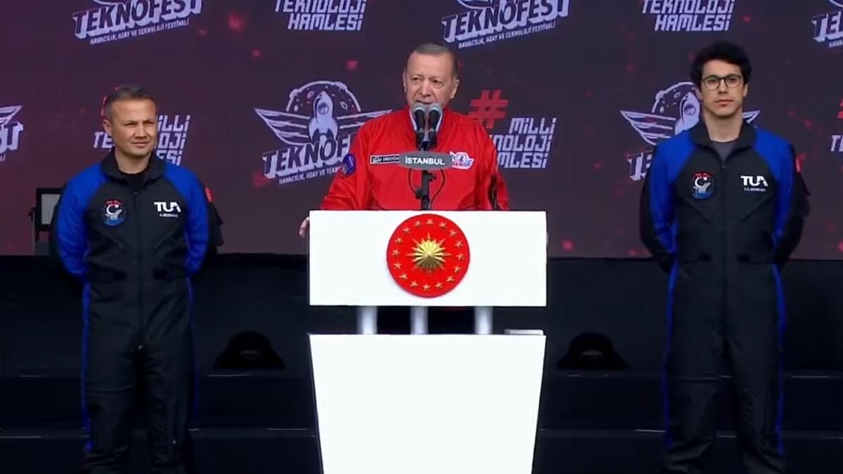 Türkiye’nin İlk Uzay Yolcuları TEKNOFEST’te Tanıtıldı