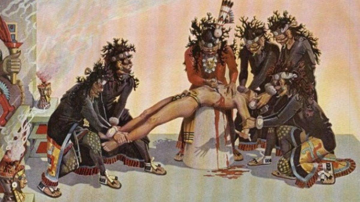 Aztek Ayinlerinde Uygulanan Birbirinden Vahşi Yöntemler: Kurban Edilen İnsanların Parçaları Hamura Katılarak Yeniyordu!