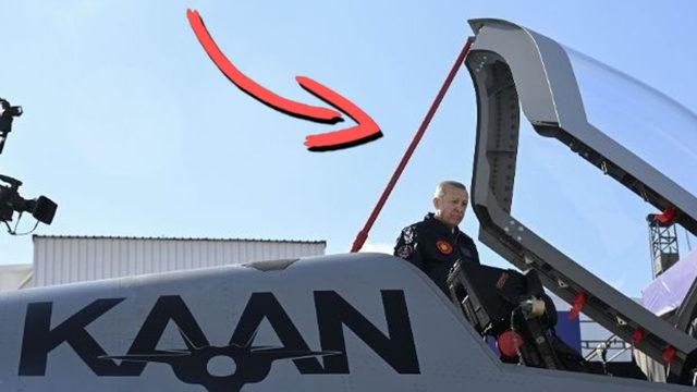 Milli Muharip Uçak KAAN’ın Kokpitinin Kapağını Tutan Şeyin "Paspas Sapı" Olduğu İddia Edildi: Peki Bu Doğru mu?