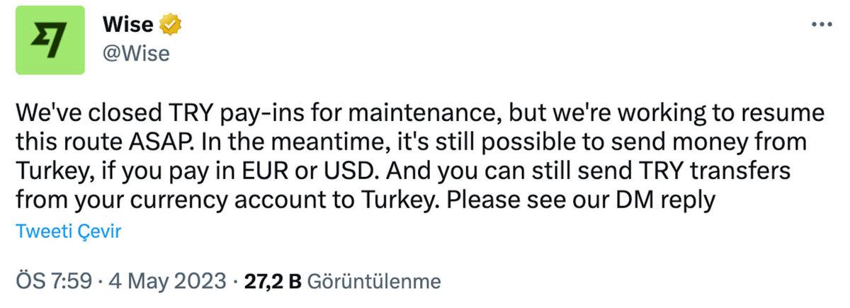 PayPal Alternatifi Wise ve TransferGo, Türkiye’deki İşlemleri Durdurdu