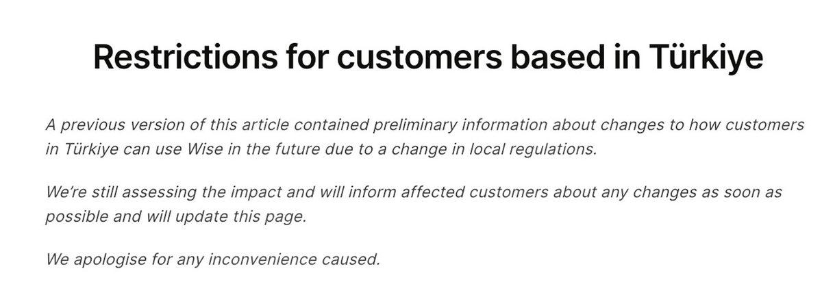 PayPal Alternatifi Wise ve TransferGo, Türkiye’deki İşlemleri Durdurdu