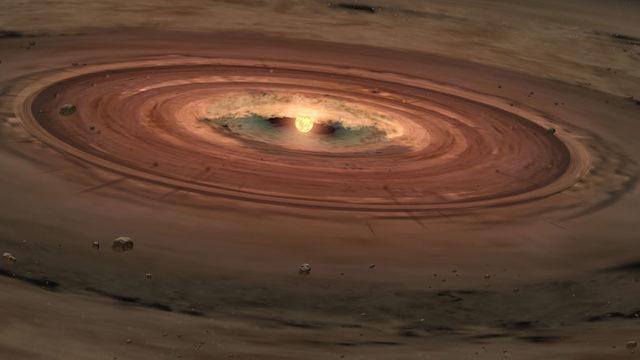 Gezegenleri Yeni Oluşan Bir Yıldız Gözlemlendi (Güneş Sistemi de Bir Zamanlar Böyleydi)